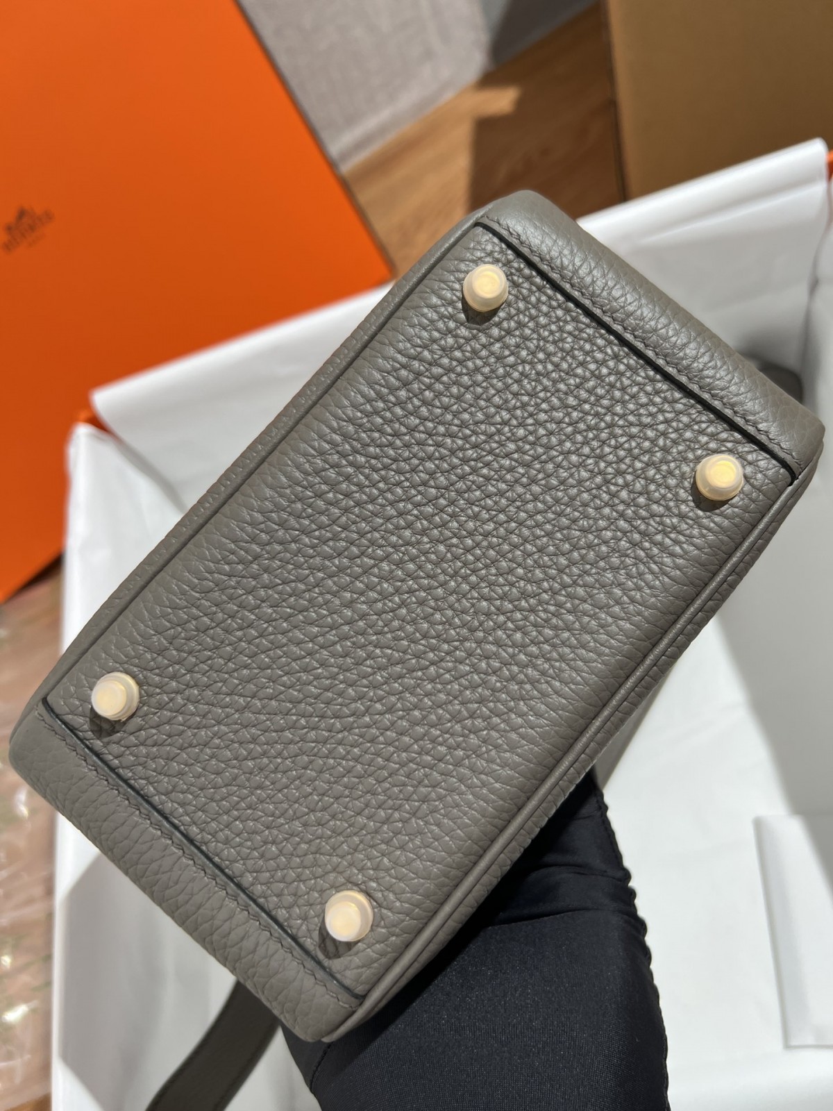 Shebag fully handmade Hermes Lindy 19 bag in grey review(2024 Dec updated)-Best Quality Fake designer Bag Review, Replica designer bag ru