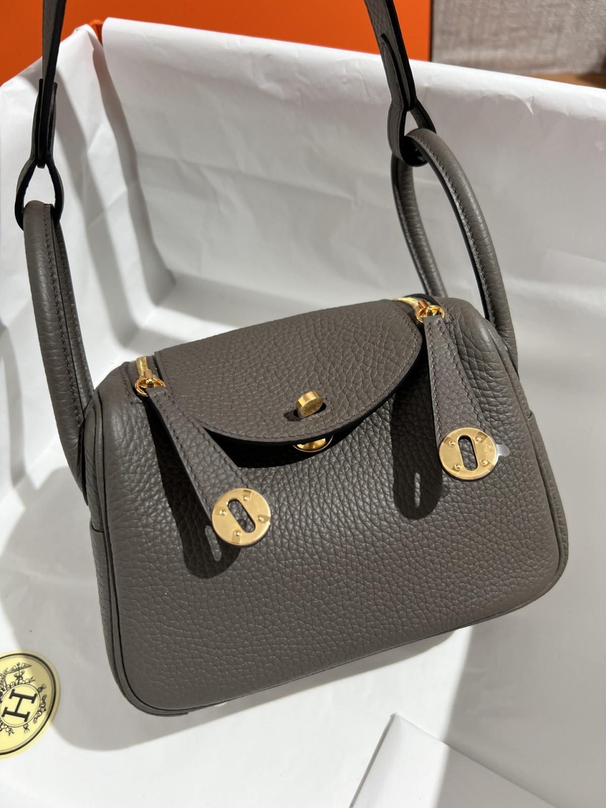 Shebag fully handmade Hermes Lindy 19 bag in grey review(2024 Dec updated)-Best Quality Fake designer Bag Review, Replica designer bag ru