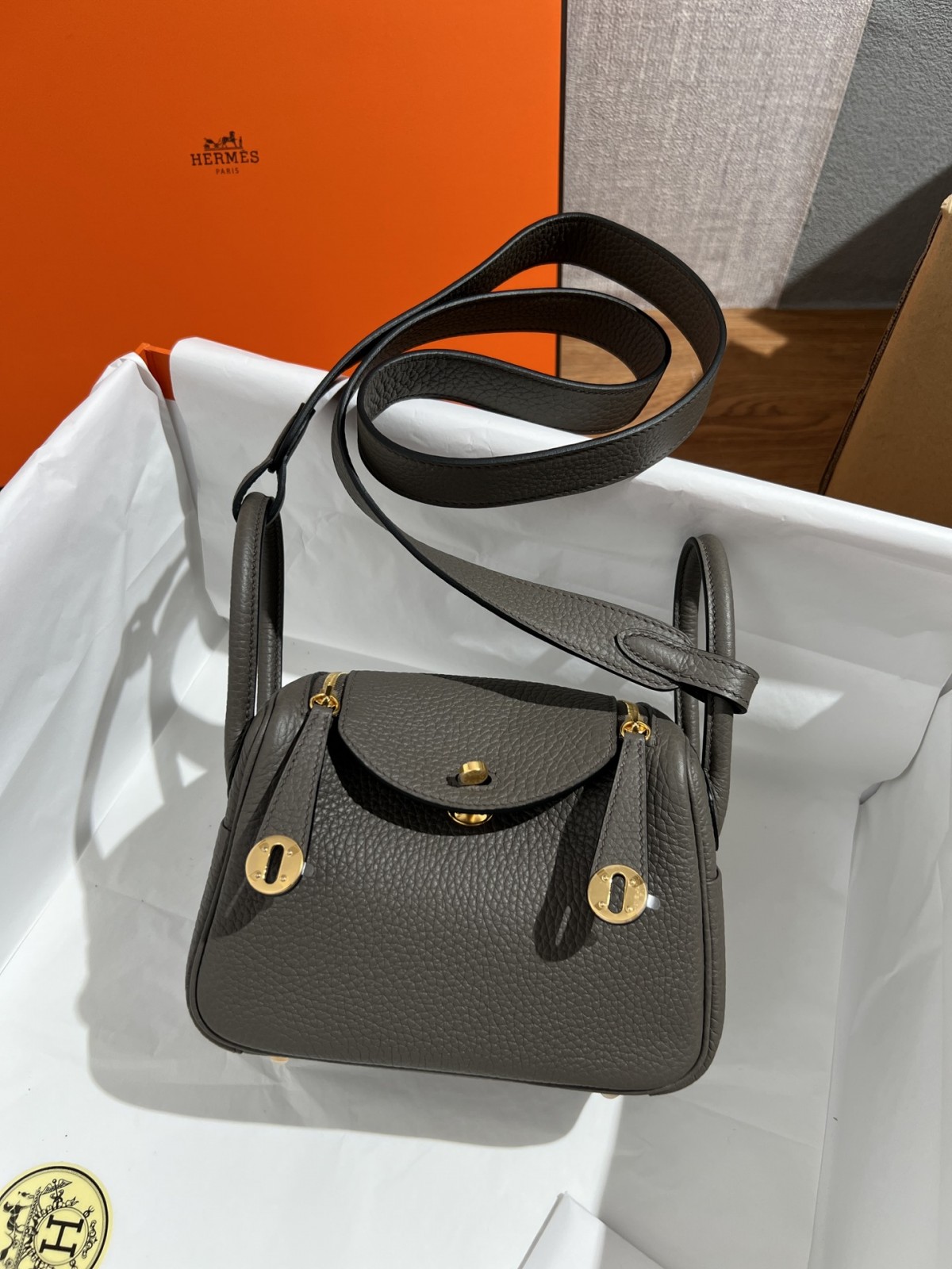 Shebag fully handmade Hermes Lindy 19 bag in grey review(2024 Dec updated)-Best Quality Fake designer Bag Review, Replica designer bag ru