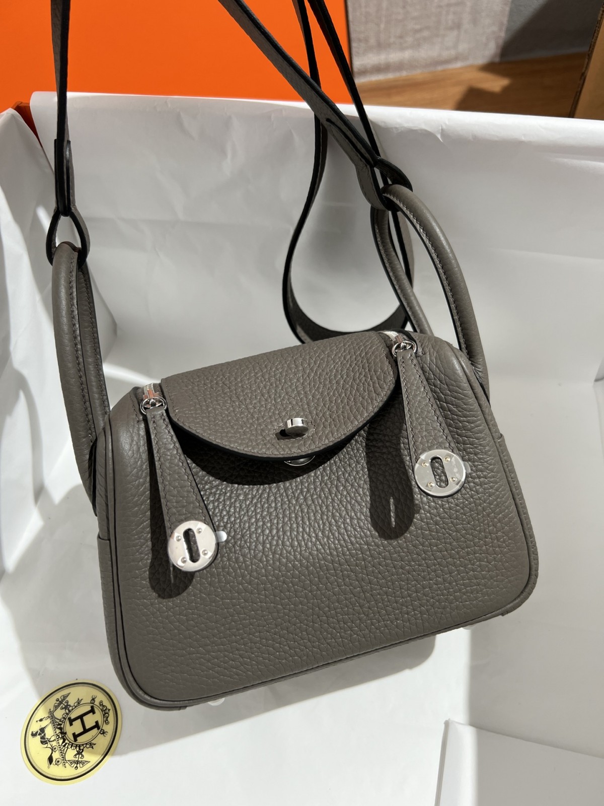 Shebag fully handmade Hermes Lindy 19 bag in grey review(2024 Dec updated)-Best Quality Fake designer Bag Review, Replica designer bag ru