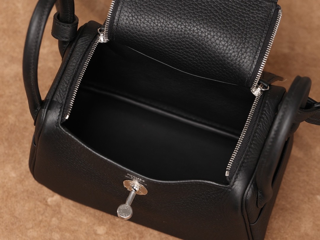 Shebag fully hand made Hermes Lindy 19 bag mini in black silver(2024 Dec updated)-Best Quality Fake designer Bag Review, Replica designer bag ru