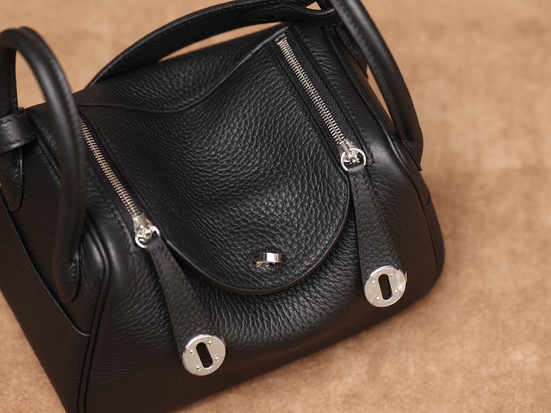 Shebag fully hand made Hermes Lindy 19 bag mini in black silver(2024 Dec updated)-Best Quality Fake designer Bag Review, Replica designer bag ru
