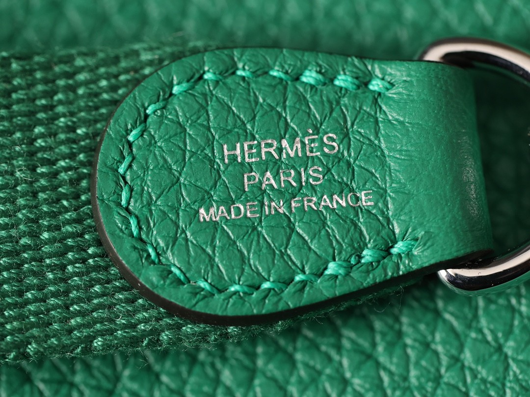 Shebag Hermes Evelyne 16 bag green togo silver hardware fully hand made (2024 Dec updated)-Best Quality Fake designer Bag Review, Replica designer bag ru