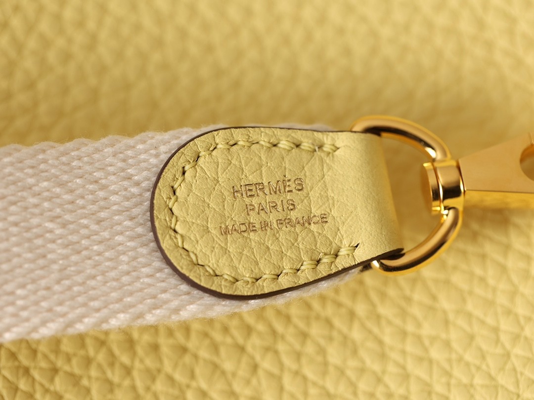 Shebag Hermes Evelyne 16 bag yellow fully hand made (2025 Jan updated)-Best Quality Fake designer Bag Review, Replica designer bag ru