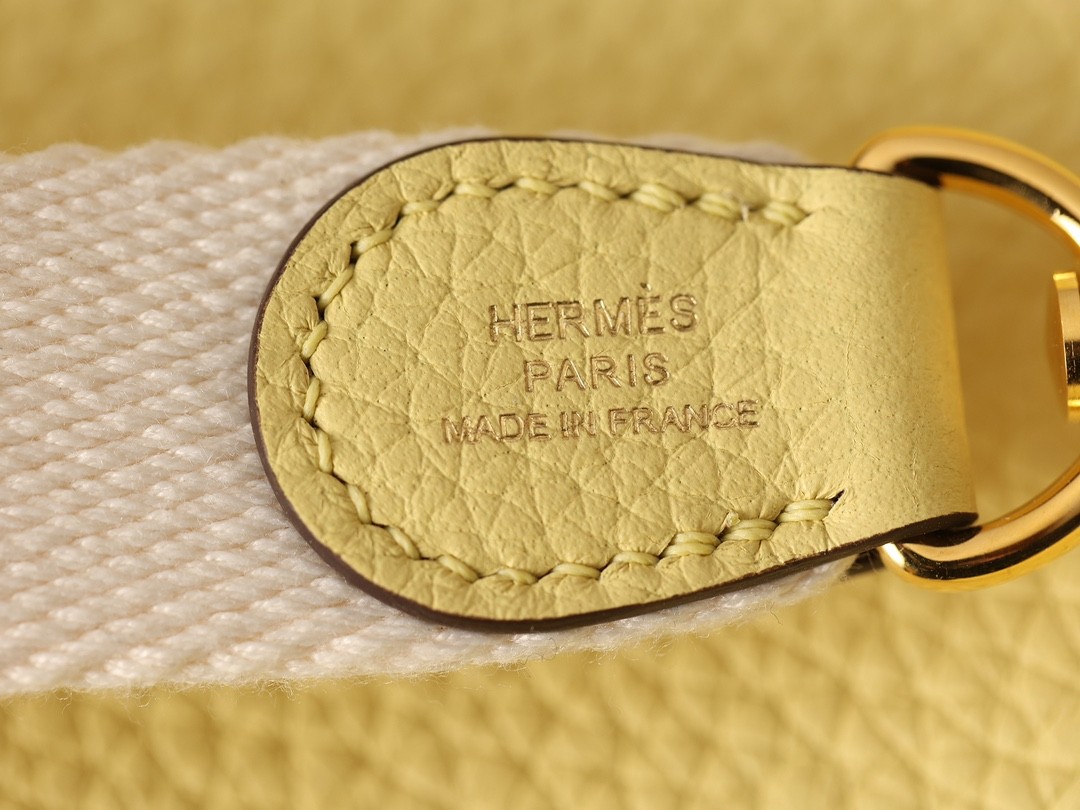 Shebag Hermes Evelyne 16 bag yellow fully hand made (2025 Jan updated)-Best Quality Fake designer Bag Review, Replica designer bag ru