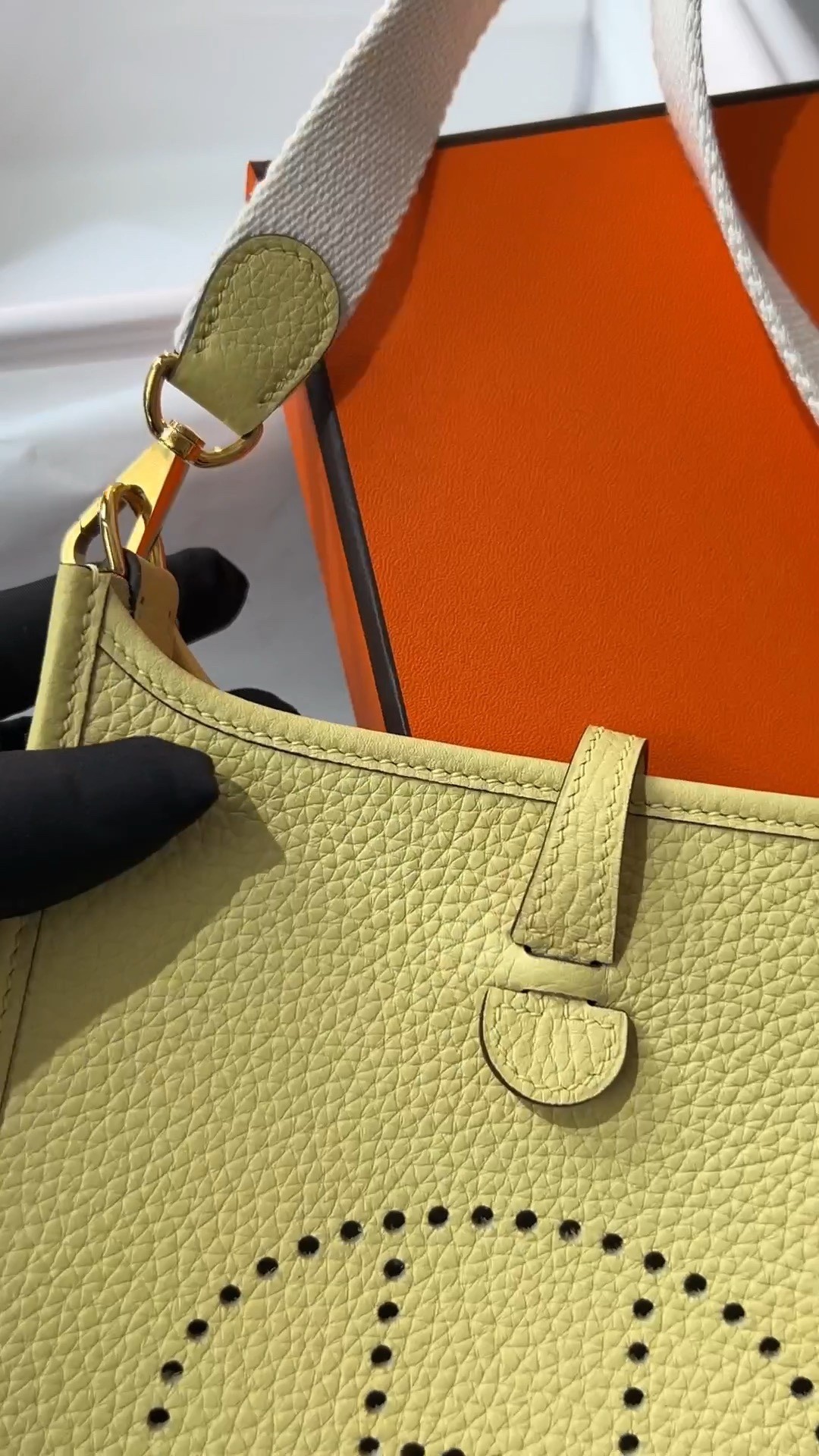 Shebag Hermes Evelyne 16 bag yellow fully hand made (2025 Jan updated)-Best Quality Fake designer Bag Review, Replica designer bag ru
