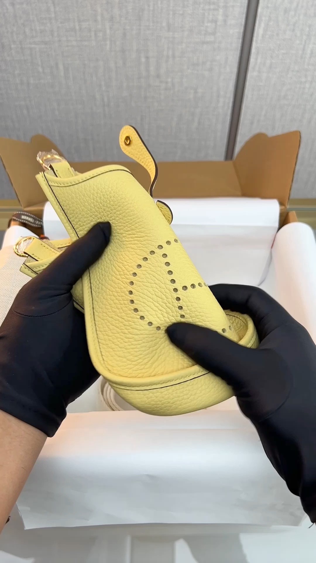Shebag Hermes Evelyne 16 bag yellow fully hand made (2025 Jan updated)-Best Quality Fake designer Bag Review, Replica designer bag ru