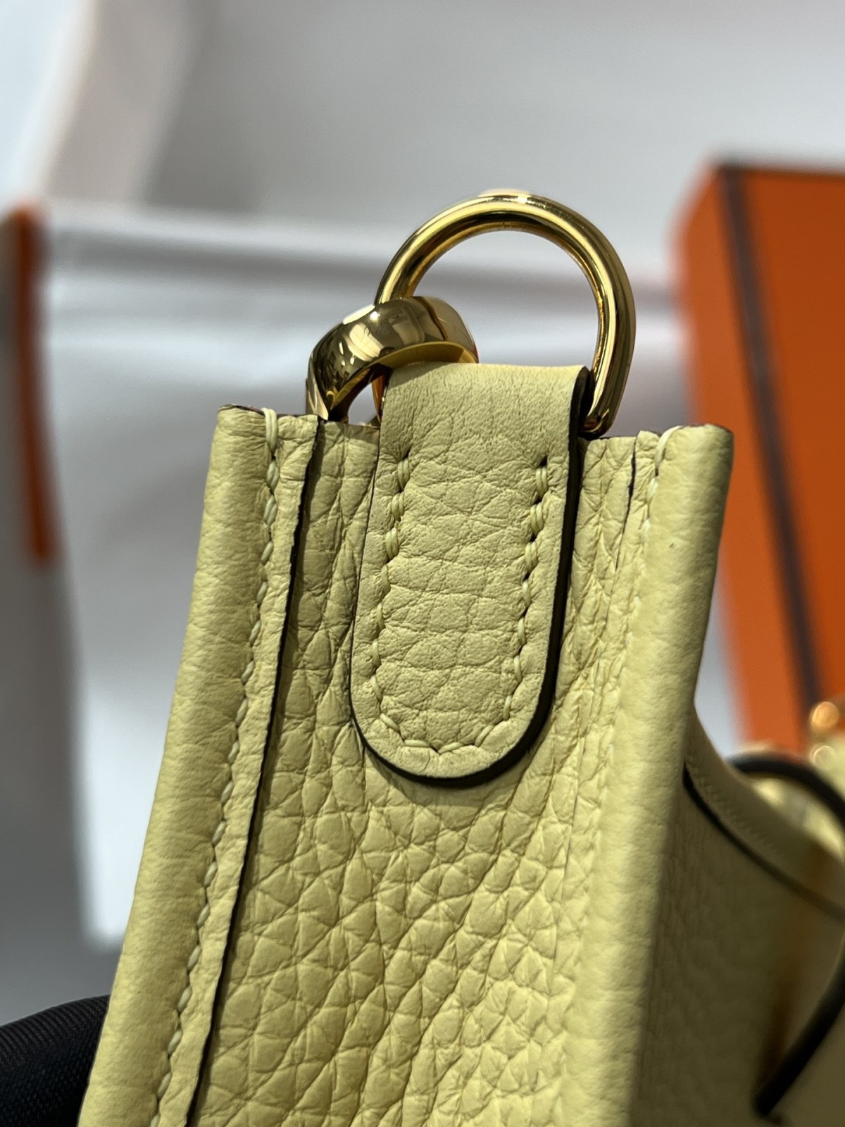 Shebag Hermes Evelyne 16 bag yellow fully hand made (2025 Jan updated)-Best Quality Fake designer Bag Review, Replica designer bag ru