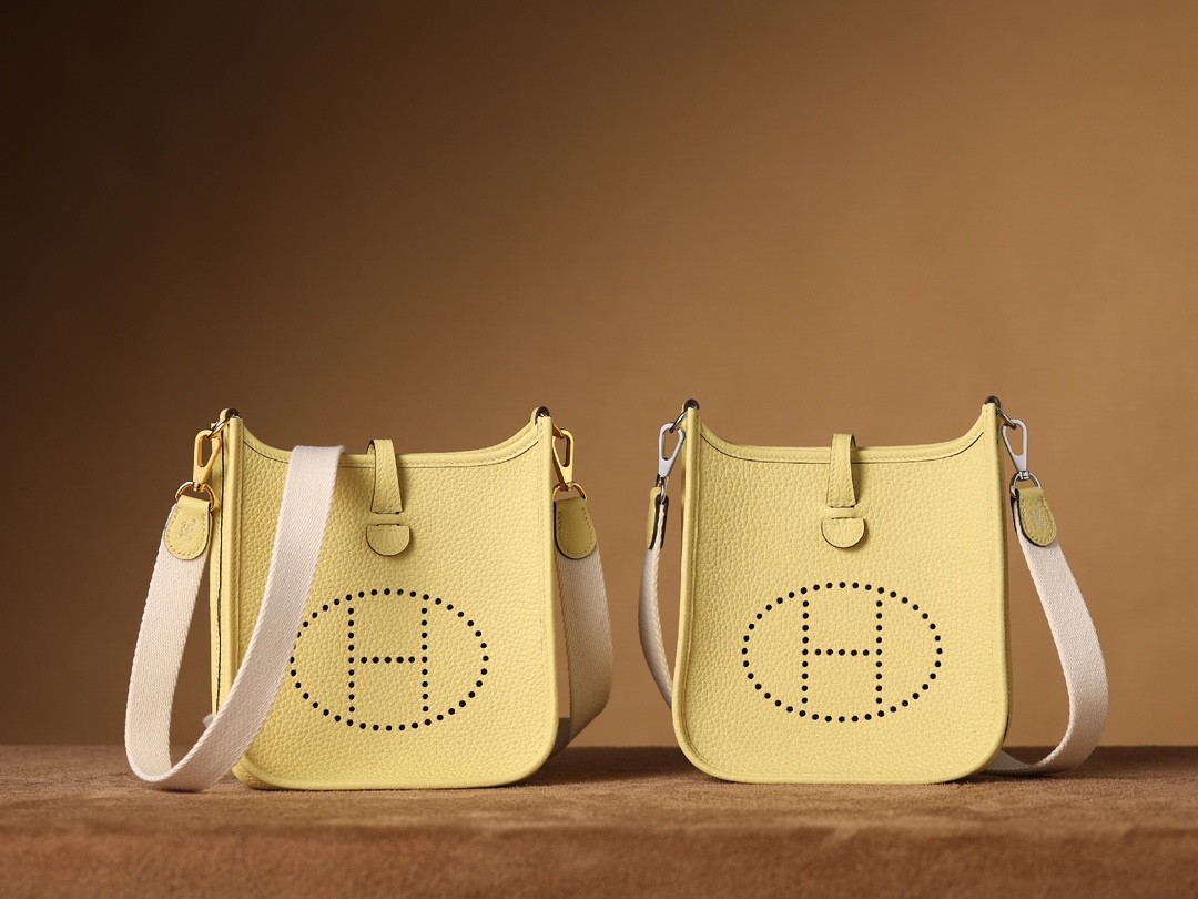 Shebag Hermes Evelyne 16 bag yellow fully hand made (2025 Jan updated)-Best Quality Fake designer Bag Review, Replica designer bag ru