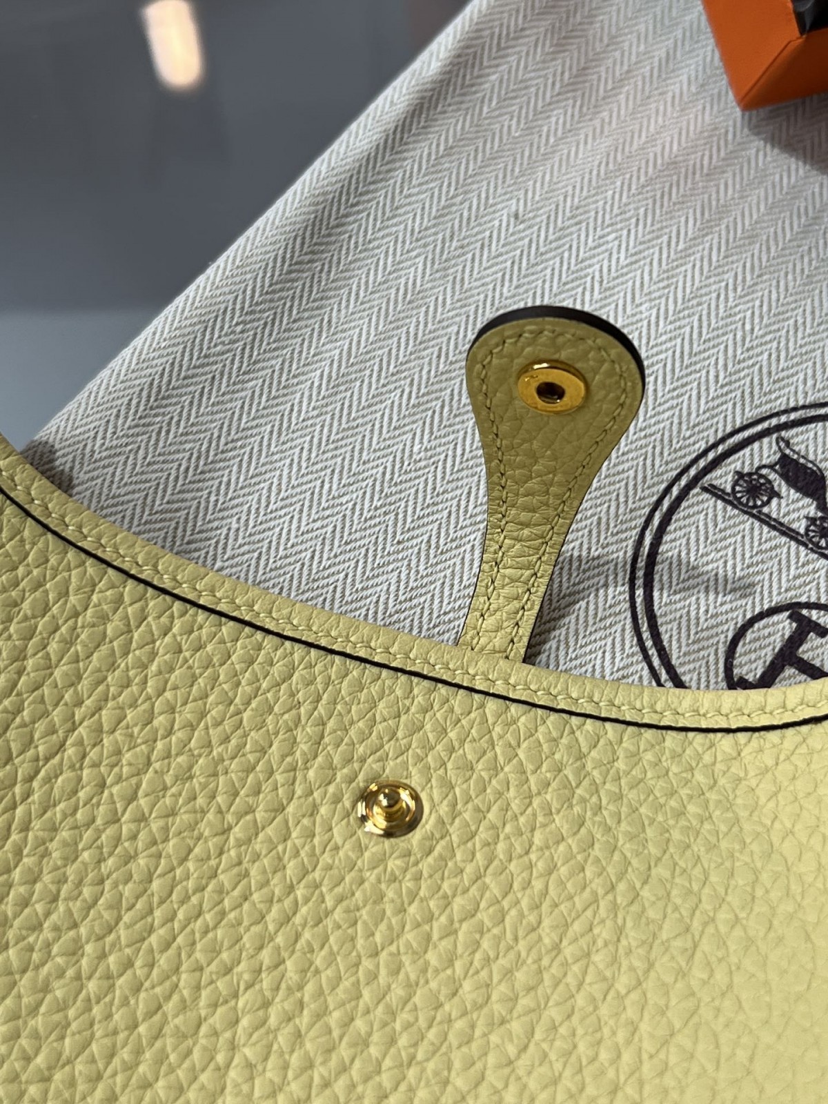Shebag Hermes Evelyne 16 bag yellow fully hand made (2025 Jan updated)-Best Quality Fake designer Bag Review, Replica designer bag ru