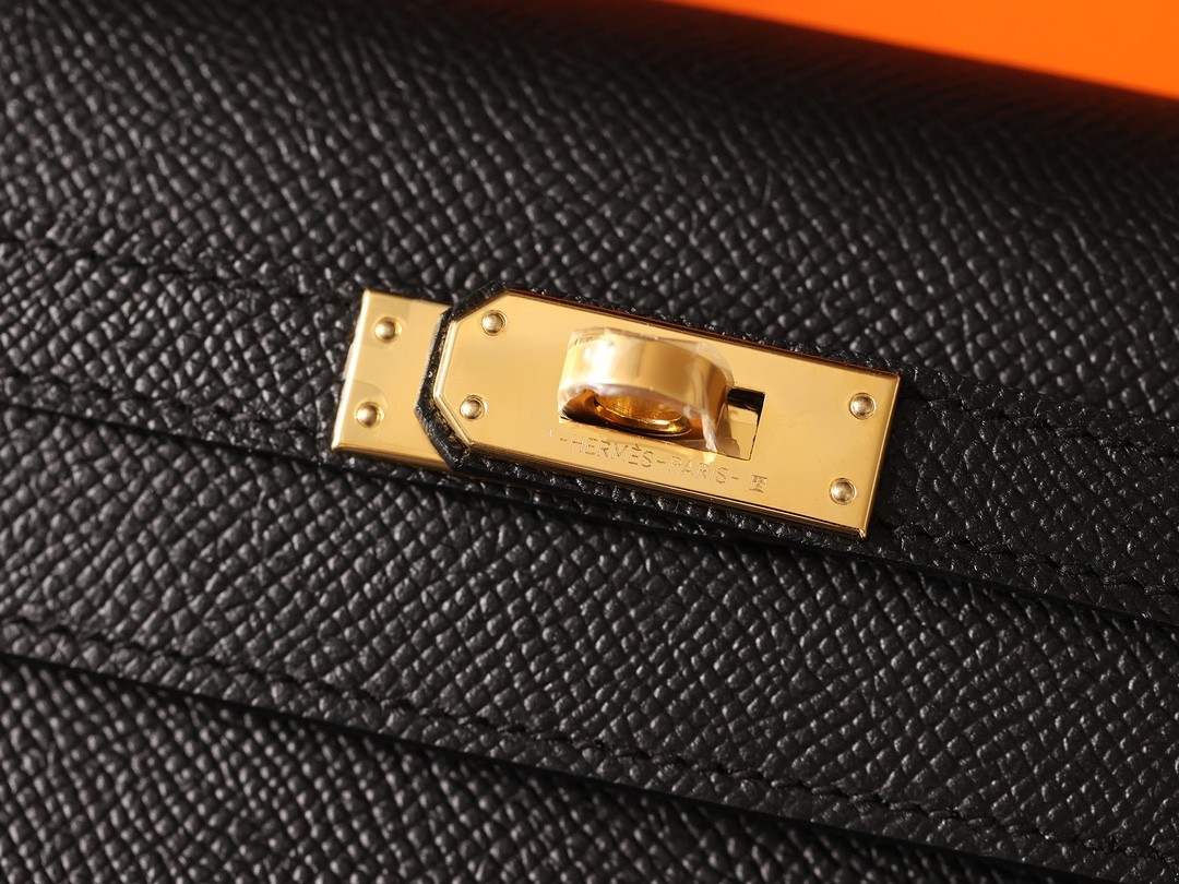 Shebag fully handmade Hermes Kelly 25 bag black epsom leather gold hardware lastets batch review (2025 Jan updated)-Best Quality Fake designer Bag Review, Replica designer bag ru