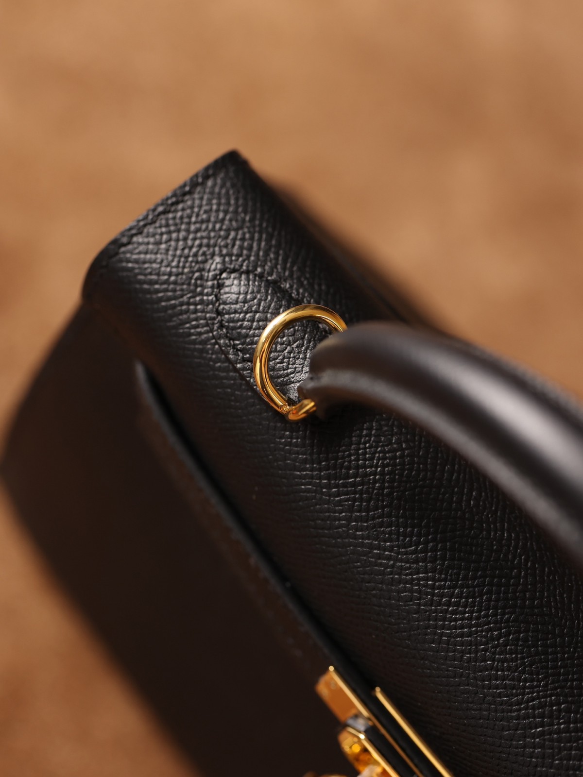 Shebag fully handmade Hermes Kelly 25 bag black epsom leather gold hardware lastets batch review (2025 Jan updated)-Best Quality Fake designer Bag Review, Replica designer bag ru