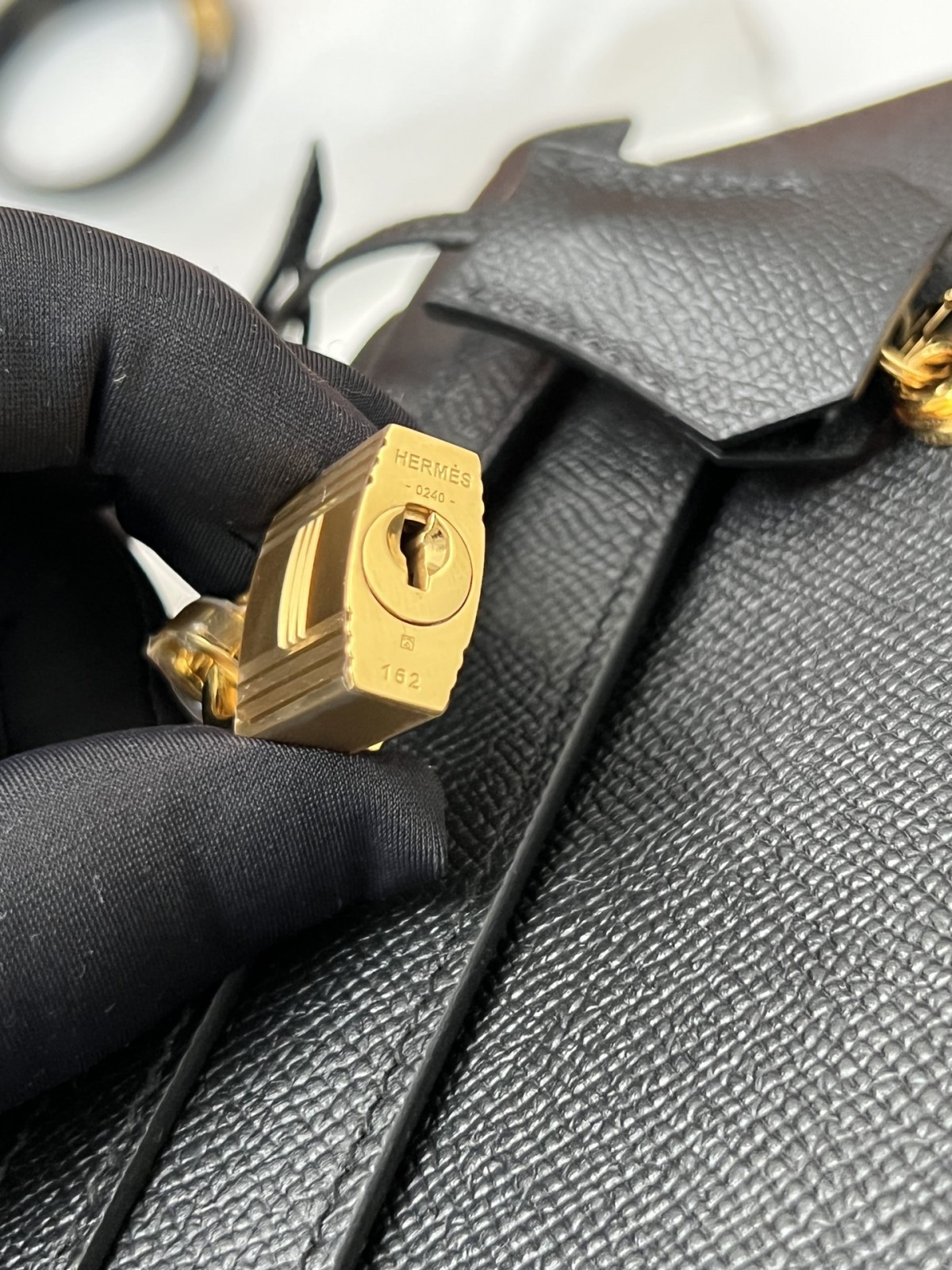 Shebag fully handmade Hermes Kelly 25 bag black epsom leather gold hardware lastets batch review (2025 Jan updated)-Best Quality Fake designer Bag Review, Replica designer bag ru