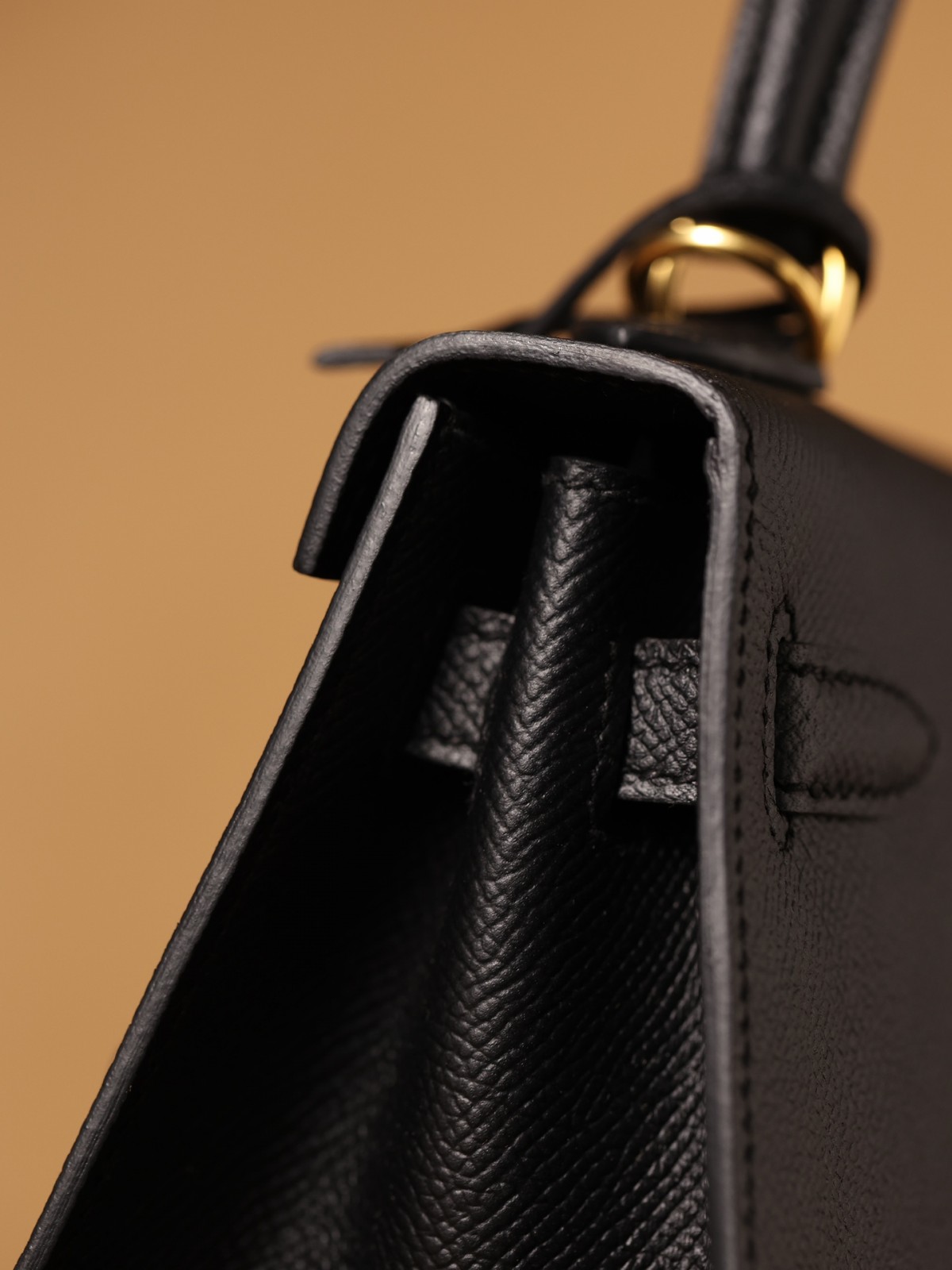 Shebag fully handmade Hermes Kelly 25 bag black epsom leather gold hardware lastets batch review (2025 Jan updated)-Best Quality Fake designer Bag Review, Replica designer bag ru