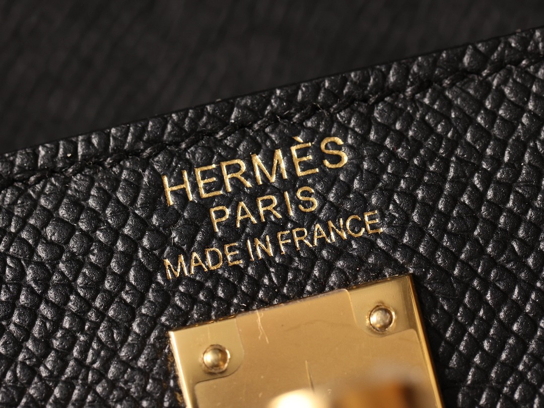 Shebag fully handmade Hermes Kelly 25 bag black epsom leather gold hardware lastets batch review (2025 Jan updated)-Best Quality Fake designer Bag Review, Replica designer bag ru