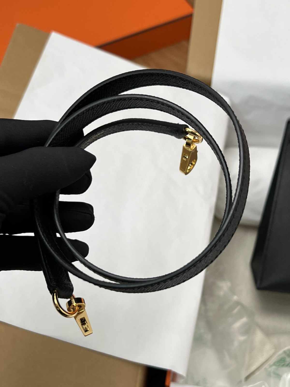 Shebag fully handmade Hermes Kelly 25 bag black epsom leather gold hardware lastets batch review (2025 Jan updated)-Best Quality Fake designer Bag Review, Replica designer bag ru