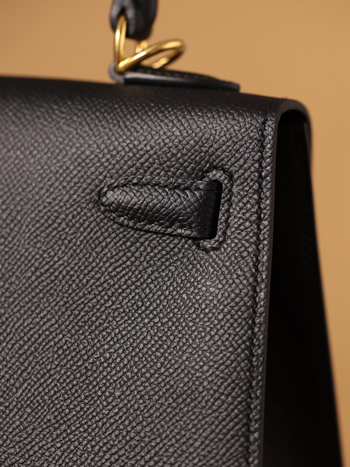 Shebag fully handmade Hermes Kelly 25 bag black epsom leather gold hardware lastets batch review (2025 Jan updated)-Best Quality Fake designer Bag Review, Replica designer bag ru