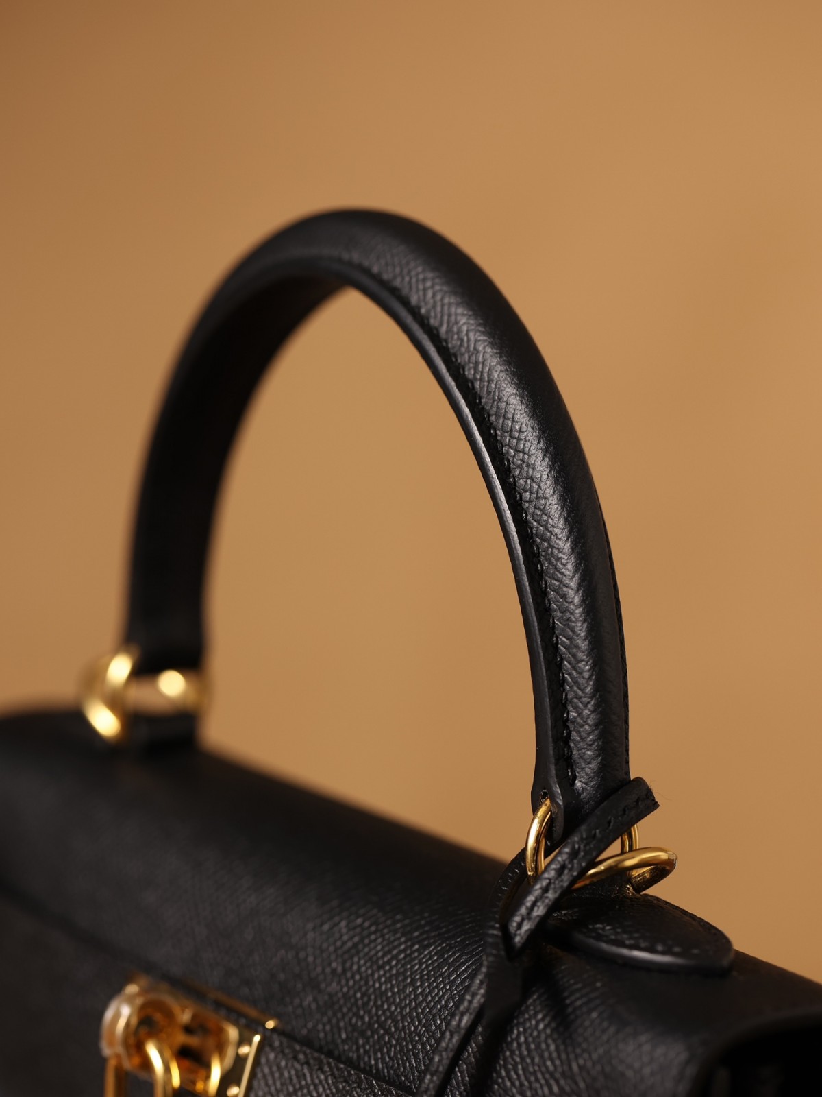 Shebag fully handmade Hermes Kelly 25 bag black epsom leather gold hardware lastets batch review (2025 Jan updated)-Best Quality Fake designer Bag Review, Replica designer bag ru