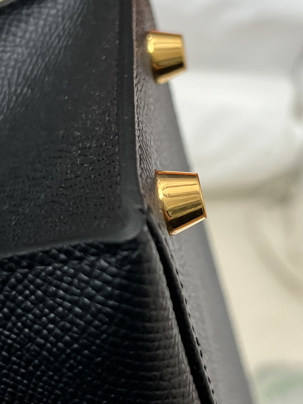 Shebag fully handmade Hermes Kelly 25 bag black epsom leather gold hardware lastets batch review (2025 Jan updated)-Best Quality Fake designer Bag Review, Replica designer bag ru