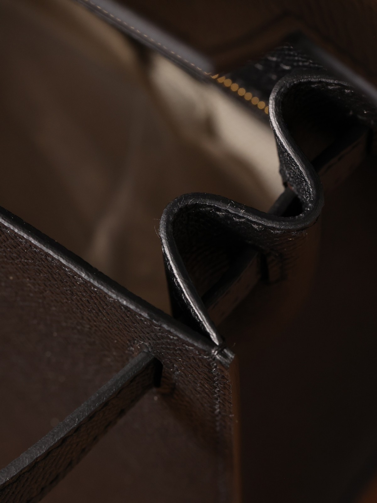 Shebag fully handmade Hermes Kelly 25 bag black epsom leather gold hardware lastets batch review (2025 Jan updated)-Best Quality Fake designer Bag Review, Replica designer bag ru