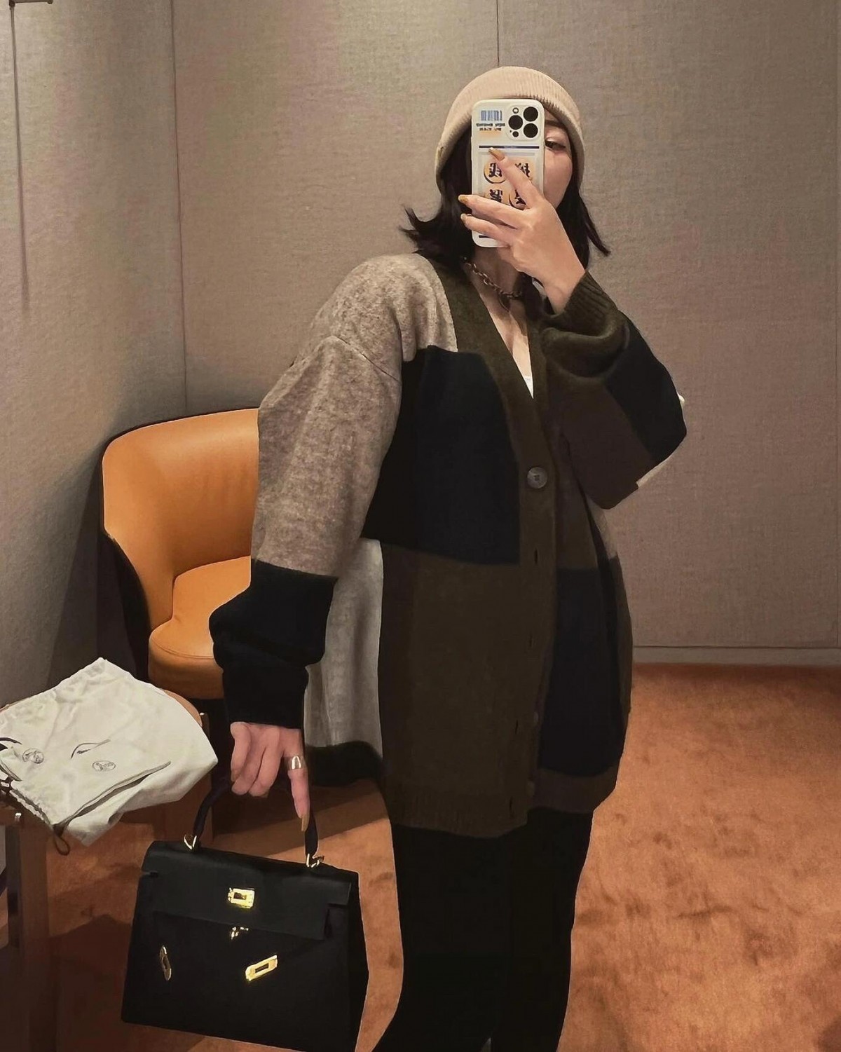 Shebag fully handmade Hermes Kelly 25 bag black epsom leather gold hardware lastets batch review (2025 Jan updated)-Best Quality Fake designer Bag Review, Replica designer bag ru