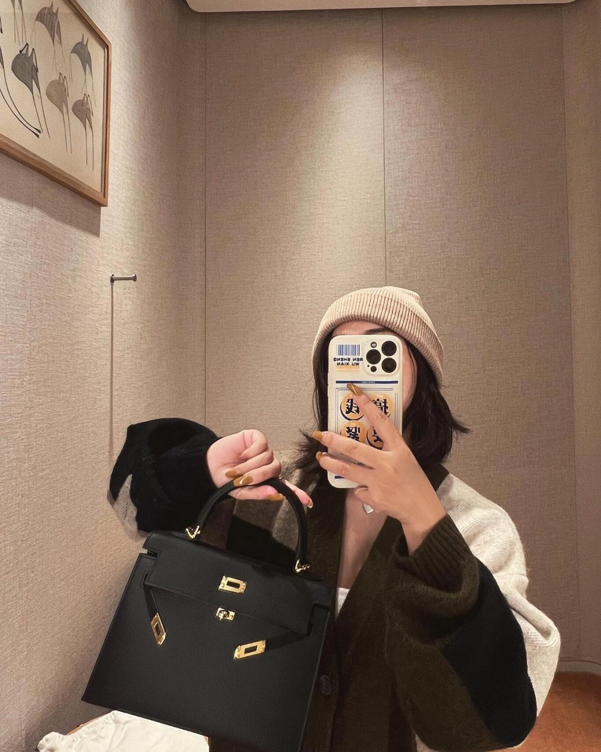 Shebag fully handmade Hermes Kelly 25 bag black epsom leather gold hardware lastets batch review (2025 Jan updated)-Best Quality Fake designer Bag Review, Replica designer bag ru