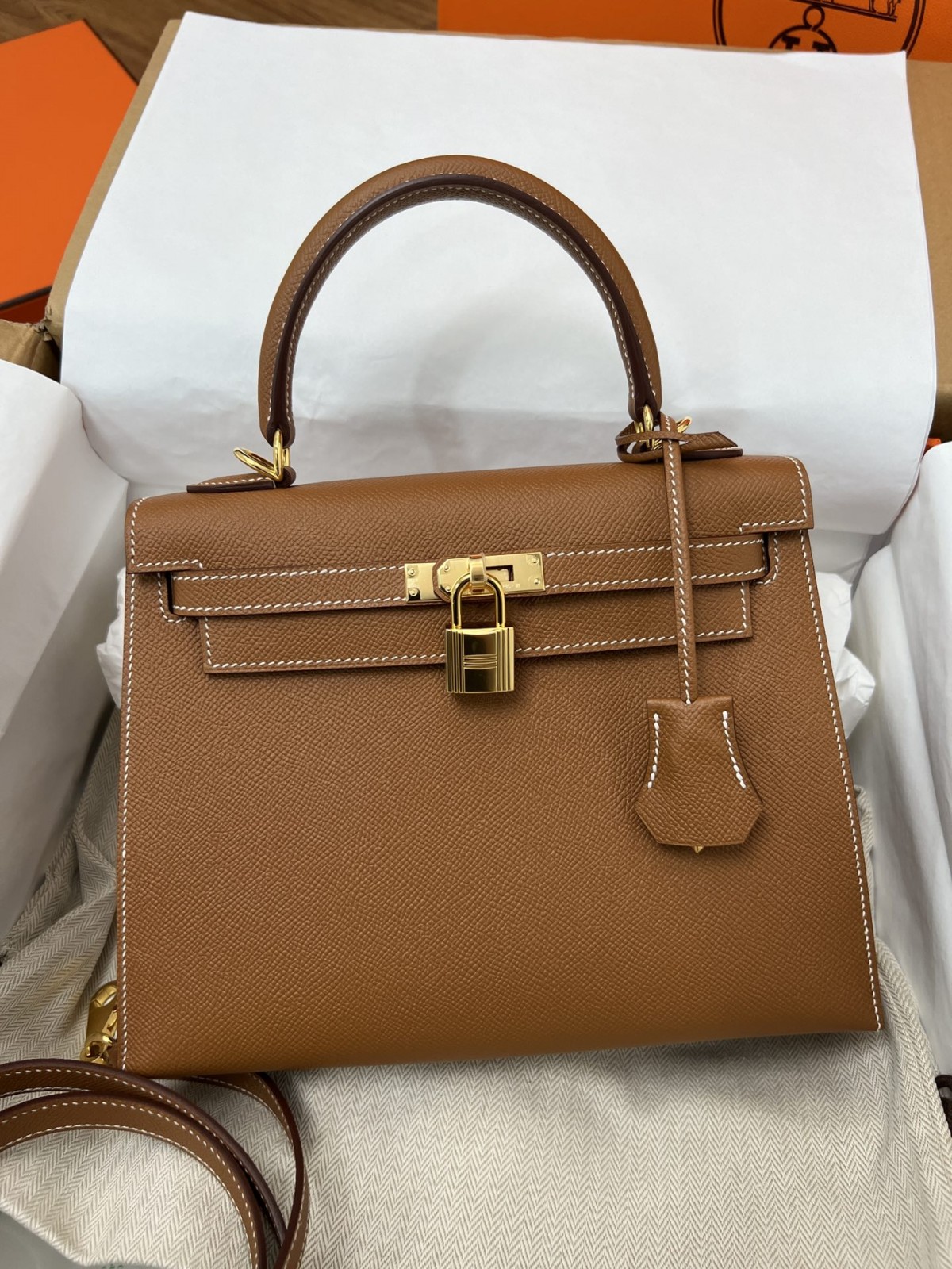 Shebag fully handmade Hermes Kelly 25 of gold brown review (2025 Jan updated)-Best Quality Fake designer Bag Review, Replica designer bag ru