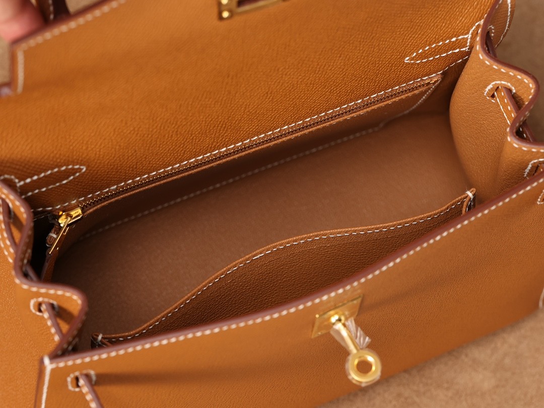Shebag fully handmade Hermes Kelly 25 of gold brown review (2025 Jan updated)-Best Quality Fake designer Bag Review, Replica designer bag ru