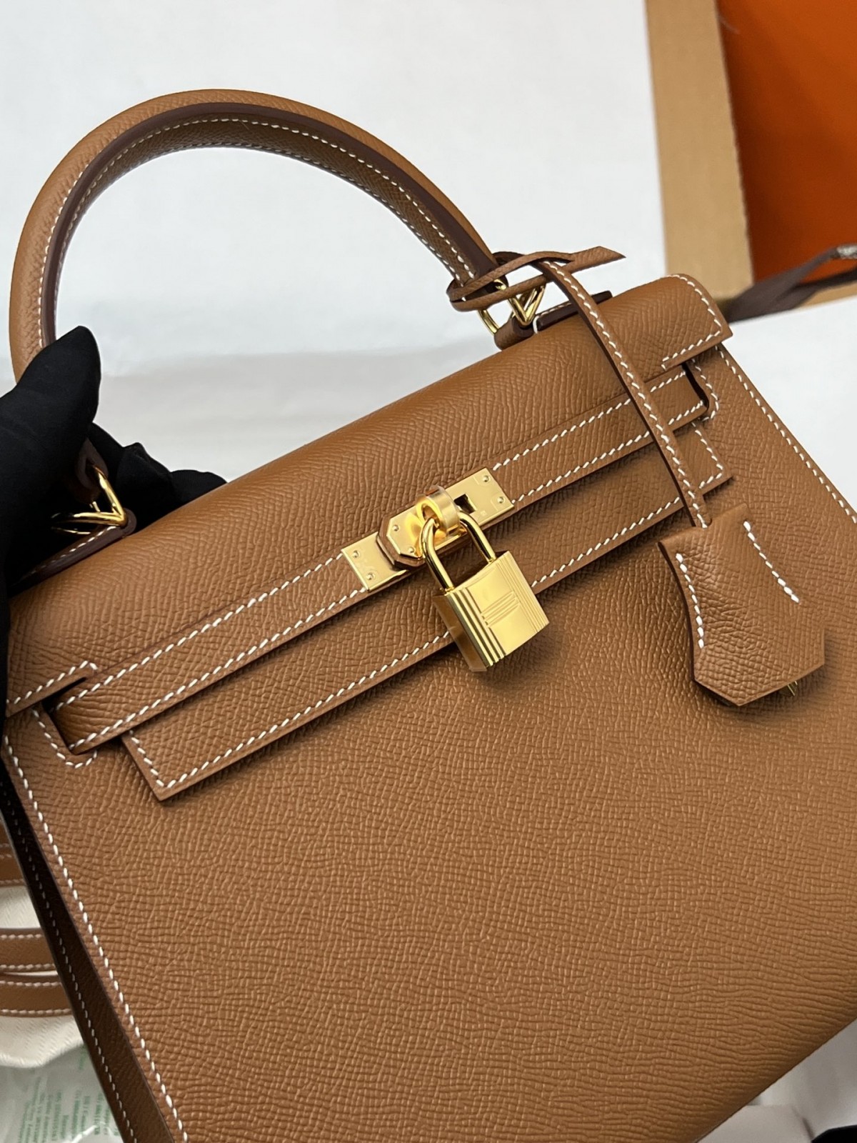 Shebag fully handmade Hermes Kelly 25 of gold brown review (2025 Jan updated)-Best Quality Fake designer Bag Review, Replica designer bag ru