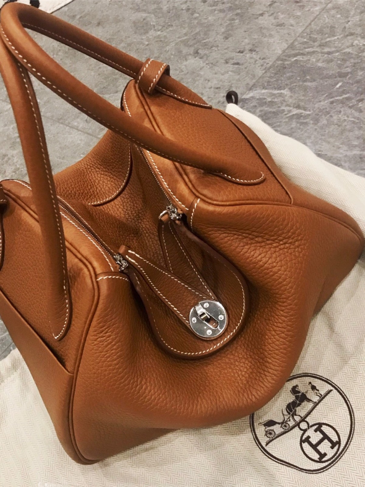 Shebag fully handmade Hermes Lindy 26 bag in brown silver hardware review(2025 Jan updated)-Best Quality Fake designer Bag Review, Replica designer bag ru