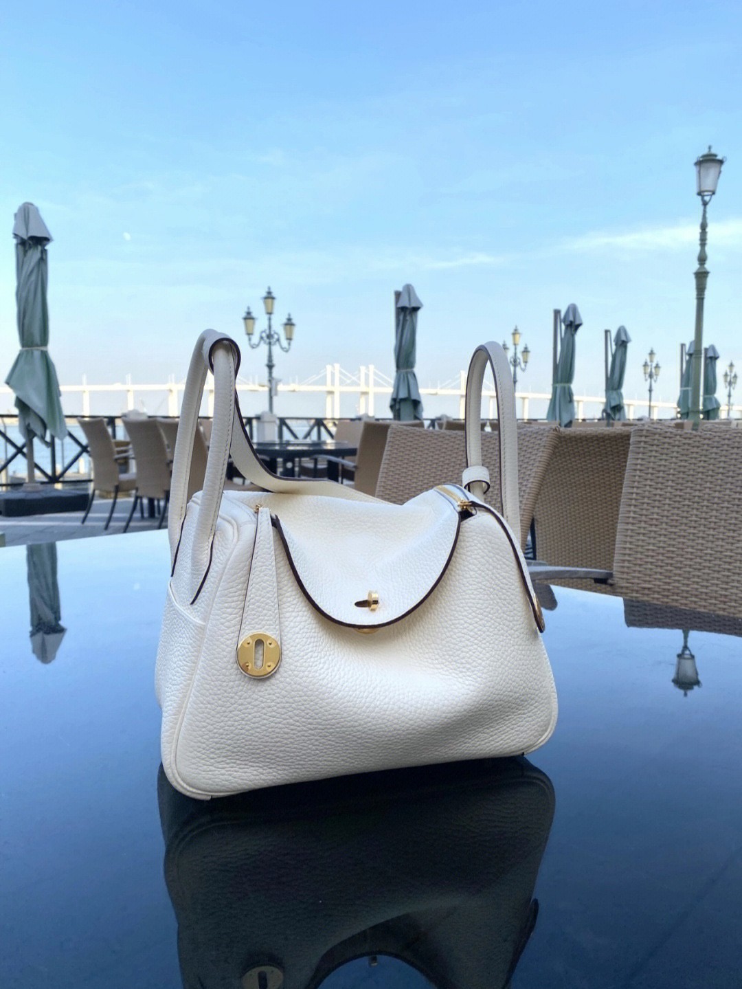 Shebag fully hand made Lindy 26 white bag in togo review (2025 Jan updated)-Best Quality Fake designer Bag Review, Replica designer bag ru