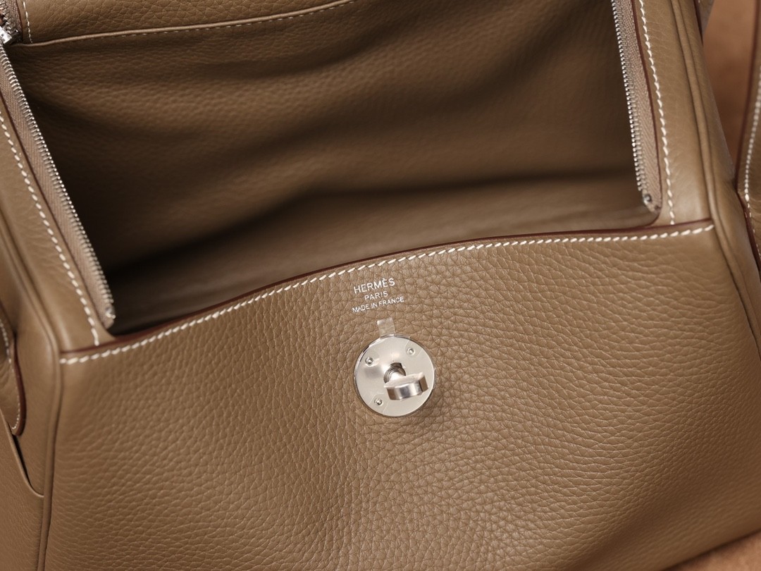 Shebag fully handmade Hermes Lindy 26 grey gold in togo(2025 Jan updated)-Best Quality Fake designer Bag Review, Replica designer bag ru