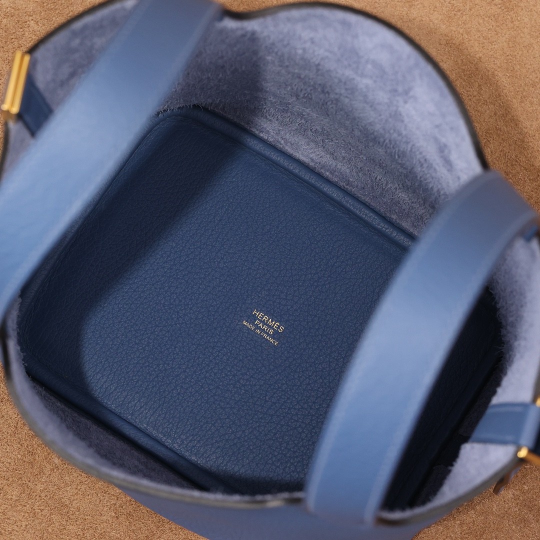 Shebag fully handmade Hermes Picotin 18 bag in togo blue review (2025 Feb updated)-Best Quality Fake designer Bag Review, Replica designer bag ru