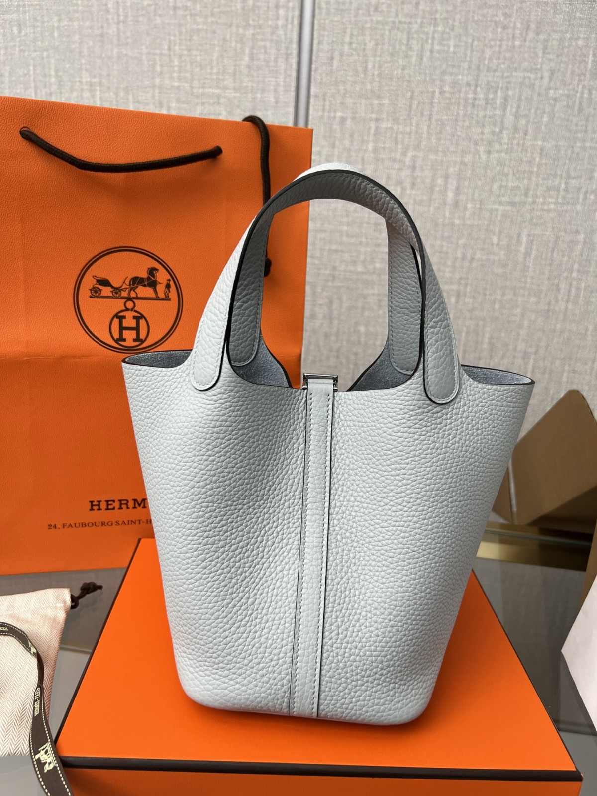 Shebag fully handmade Hermes Picotin 18 bag in white togo silver hardware(2025 Feb updated)-Best Quality Fake designer Bag Review, Replica designer bag ru