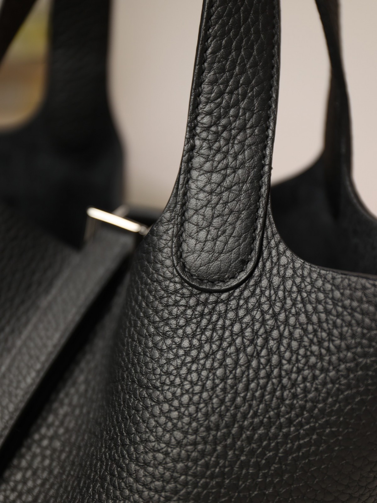 Shebag fully handmade Hermes Picotin 18 bag black togo silver (2025 Feb updated)-Best Quality Fake designer Bag Review, Replica designer bag ru