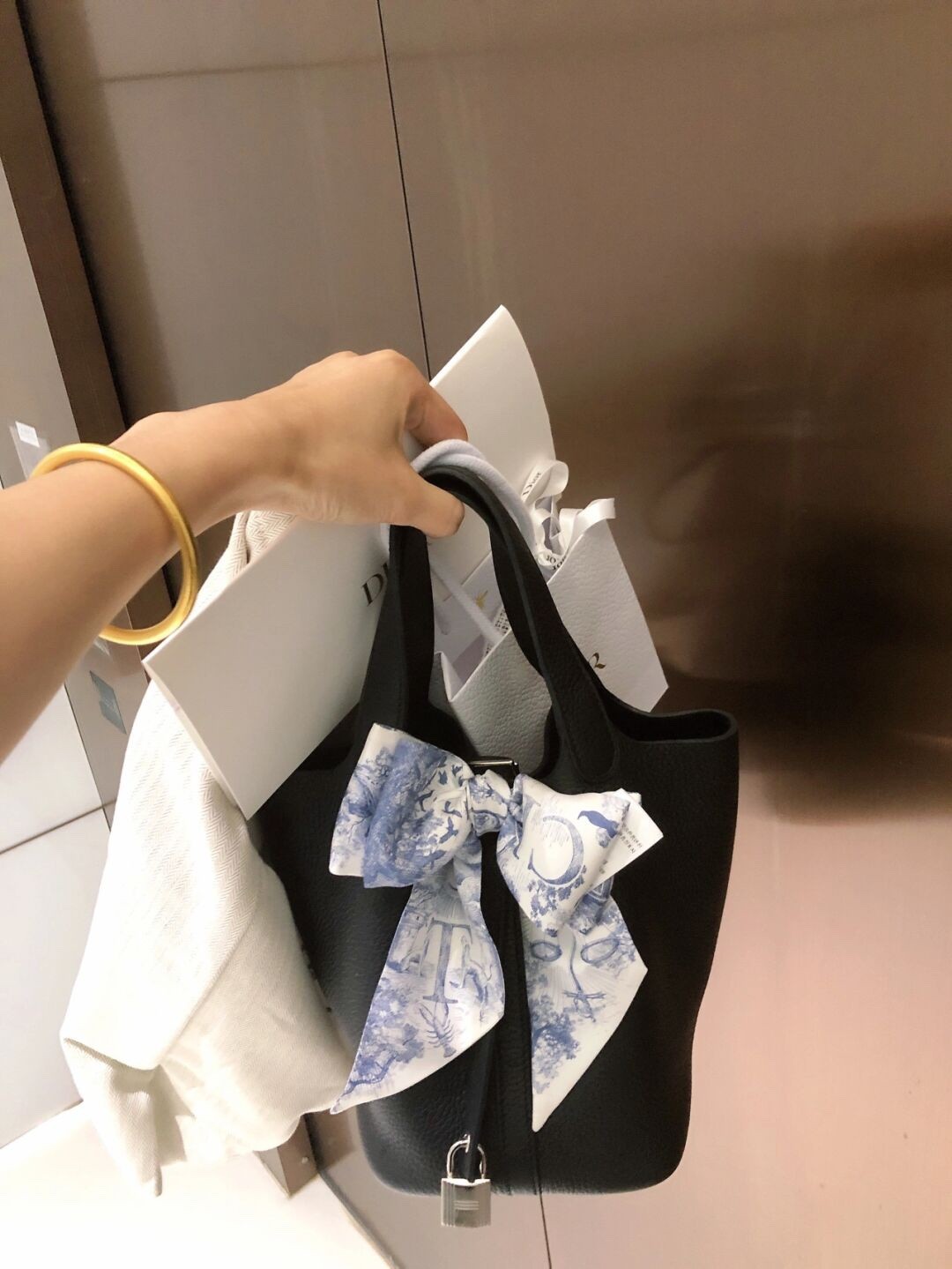 Shebag fully handmade Hermes Picotin 18 bag black togo silver (2025 Feb updated)-Best Quality Fake designer Bag Review, Replica designer bag ru