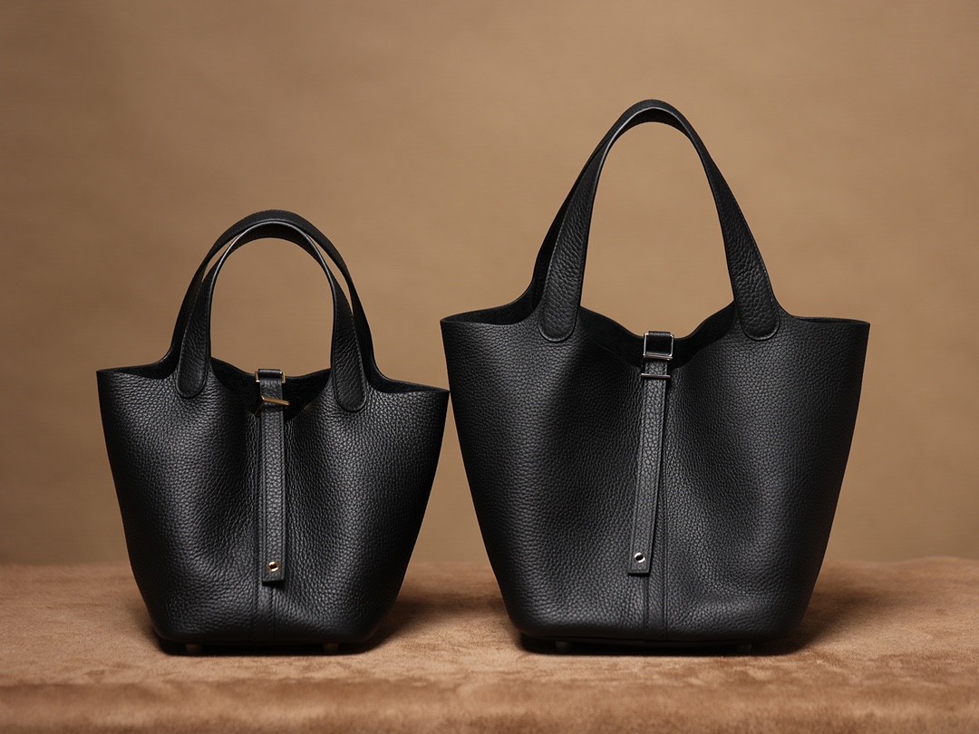 Shebag fully handmade Hermes Picotin 18 bag black togo silver (2025 Feb updated)-Best Quality Fake designer Bag Review, Replica designer bag ru
