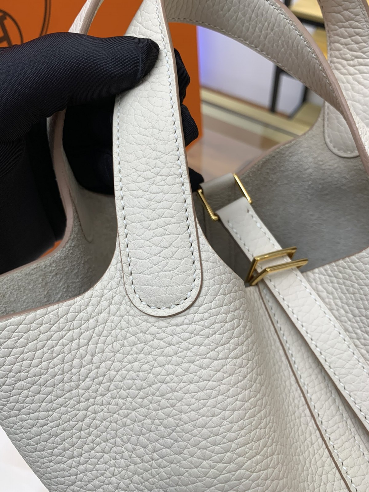 Shebag fully handmade Hermes Picotin 22 bag in cream white togo review (2025 Feb updated)-Best Quality Fake designer Bag Review, Replica designer bag ru