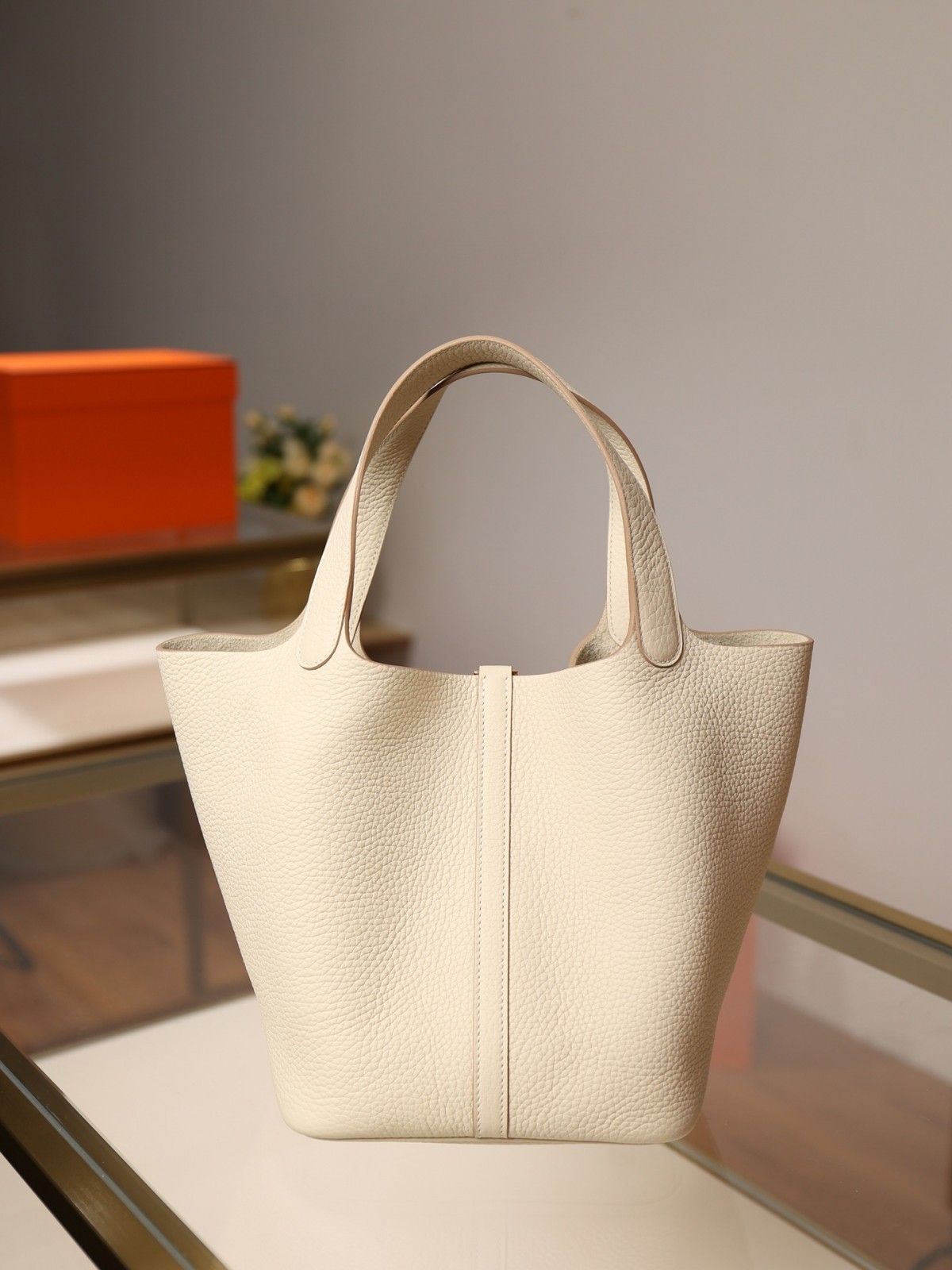Shebag fully handmade Hermes Picotin 22 bag in cream white togo review (2025 Feb updated)-Best Quality Fake designer Bag Review, Replica designer bag ru