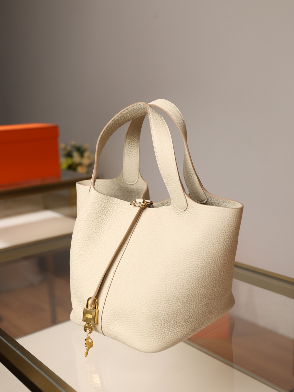 Shebag fully handmade Hermes Picotin 22 bag in cream white togo review (2025 Feb updated)-Best Quality Fake designer Bag Review, Replica designer bag ru
