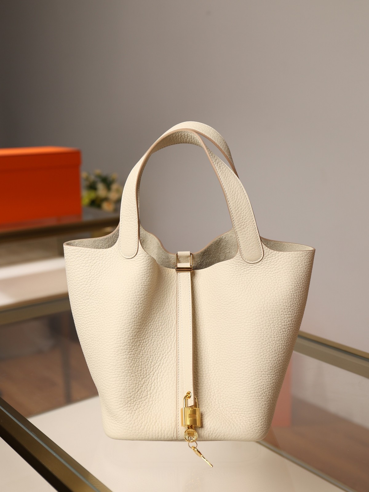 Shebag fully handmade Hermes Picotin 22 bag in cream white togo review (2025 Feb updated)-Best Quality Fake designer Bag Review, Replica designer bag ru