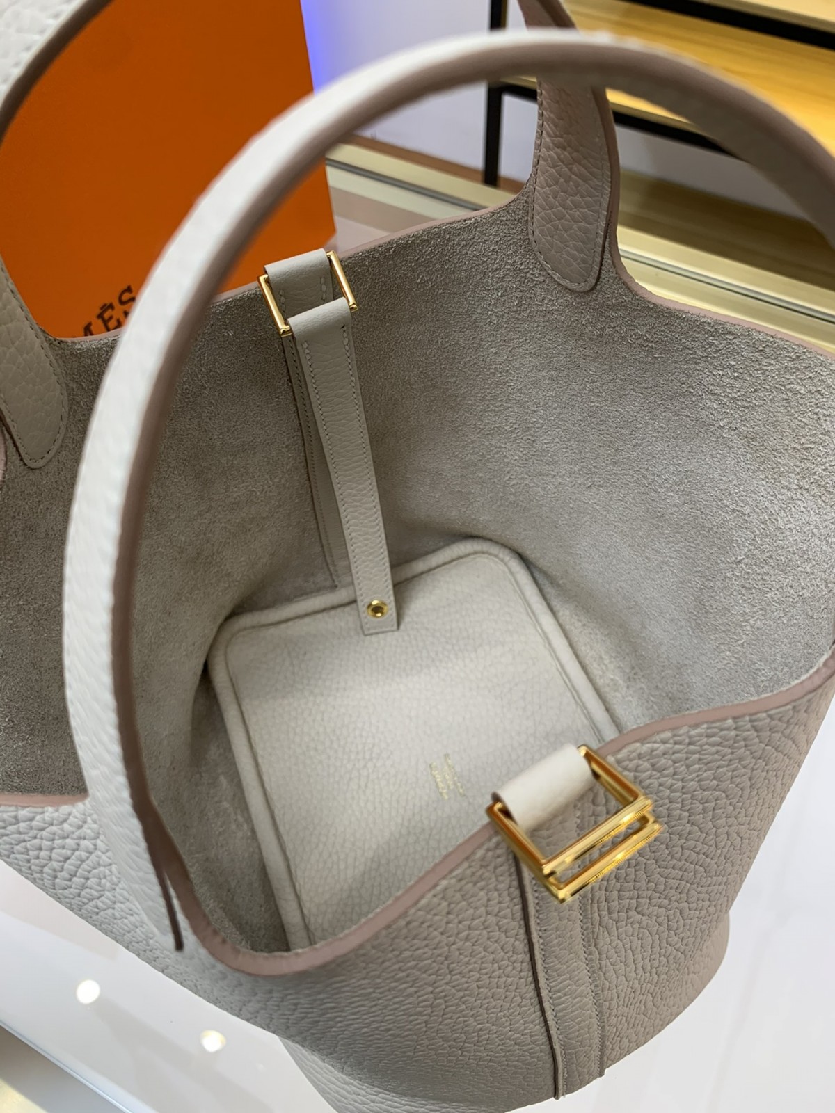 Shebag fully handmade Hermes Picotin 22 bag in cream white togo review (2025 Feb updated)-Best Quality Fake designer Bag Review, Replica designer bag ru