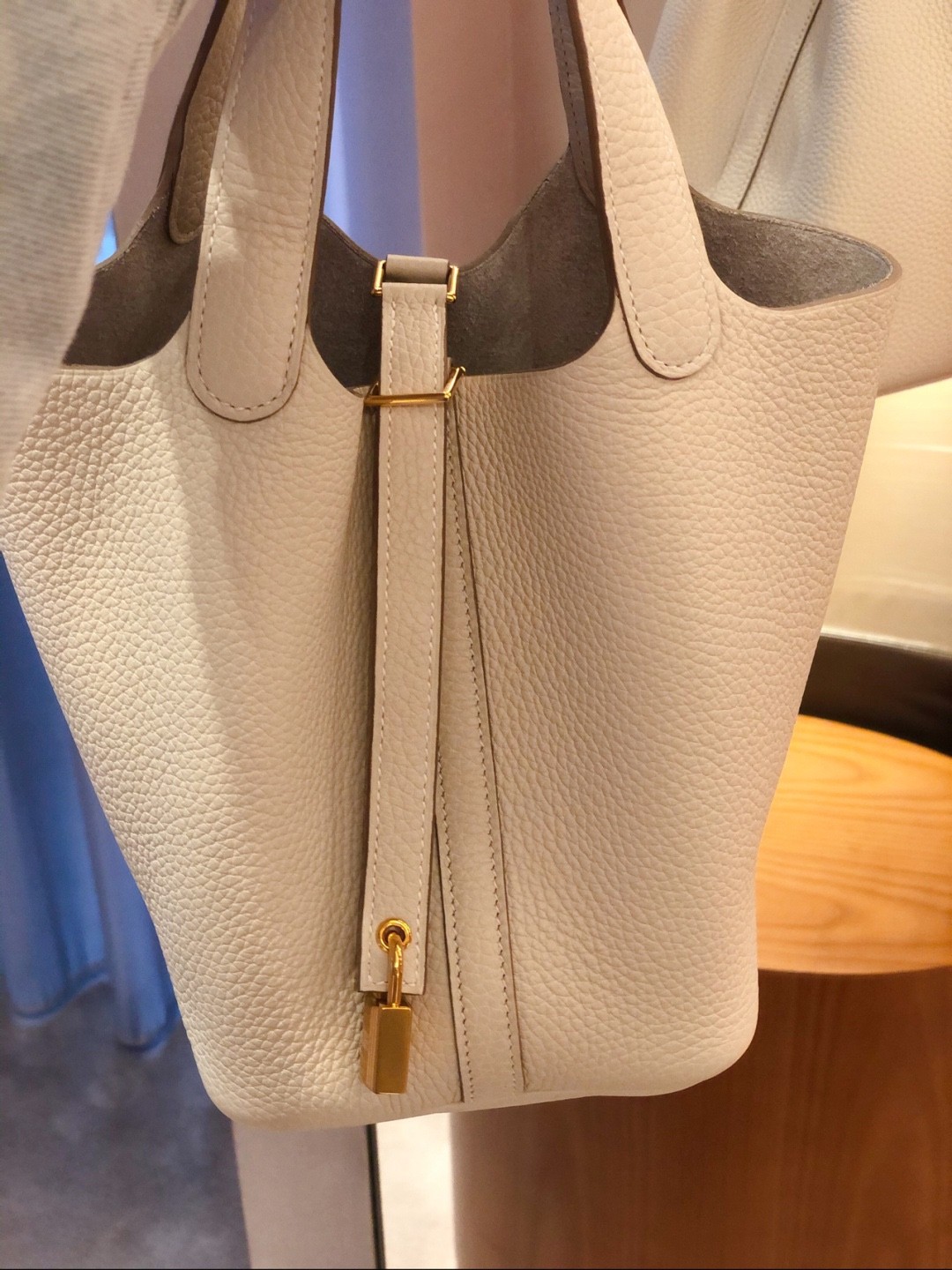 Shebag fully handmade Hermes Picotin 22 bag in cream white togo review (2025 Feb updated)-Best Quality Fake designer Bag Review, Replica designer bag ru