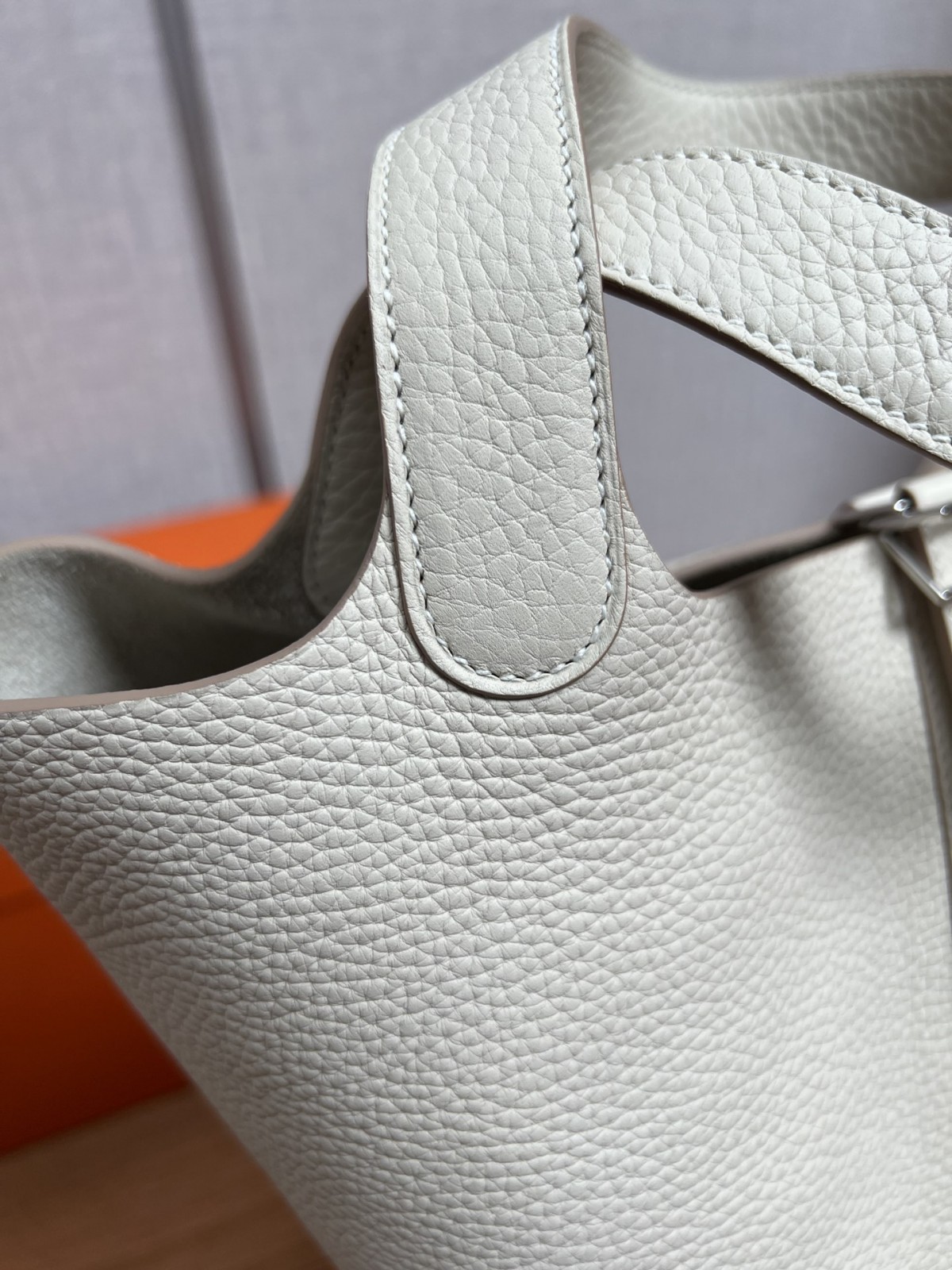 Shebag fully handmade Hermes Picotin 22 bag in cream white togo review (2025 Feb updated)-Best Quality Fake designer Bag Review, Replica designer bag ru