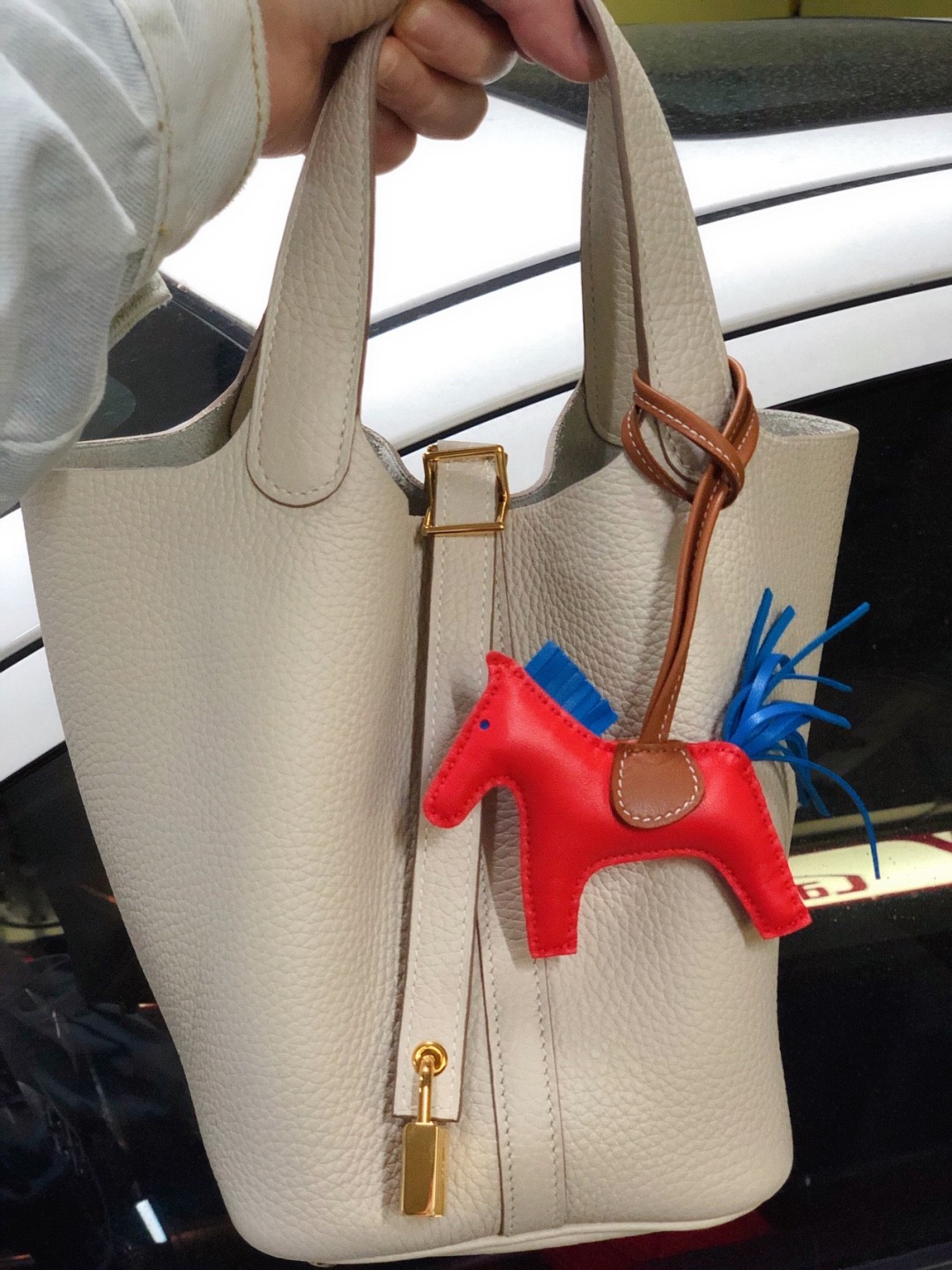 Shebag fully handmade Hermes Picotin 22 bag in cream white togo review (2025 Feb updated)-Best Quality Fake designer Bag Review, Replica designer bag ru