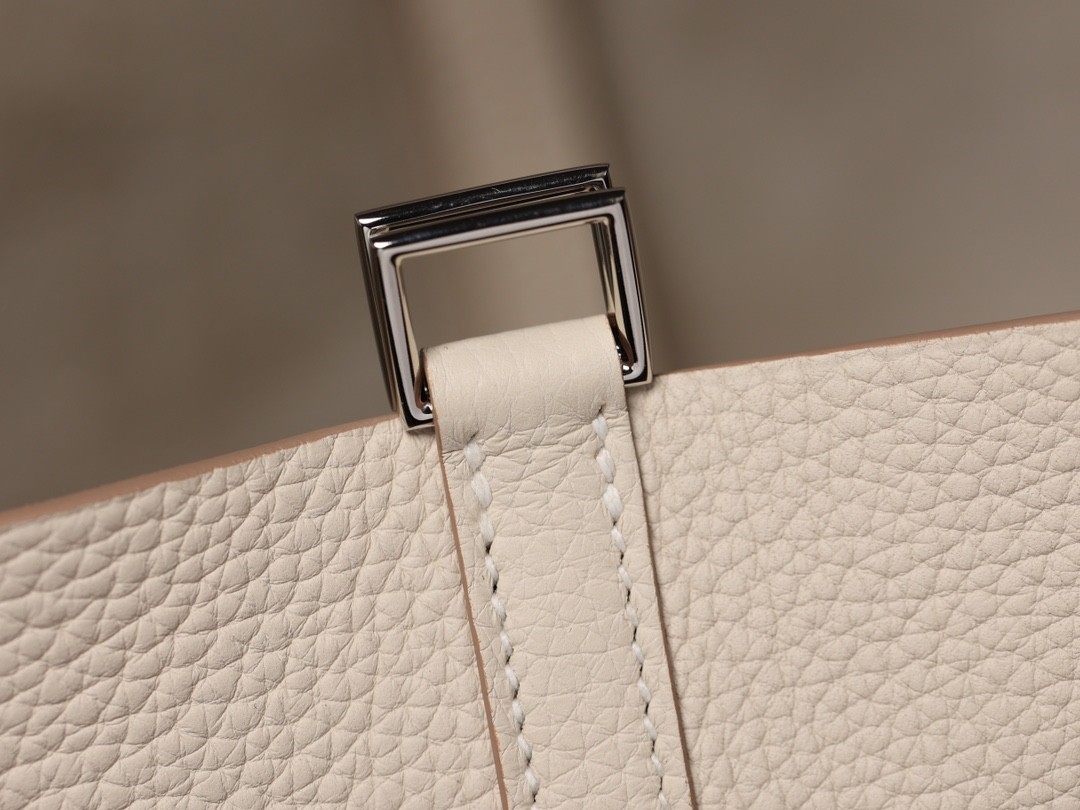 Shebag fully handmade Hermes Picotin 22 bag in cream white togo review (2025 Feb updated)-Best Quality Fake designer Bag Review, Replica designer bag ru