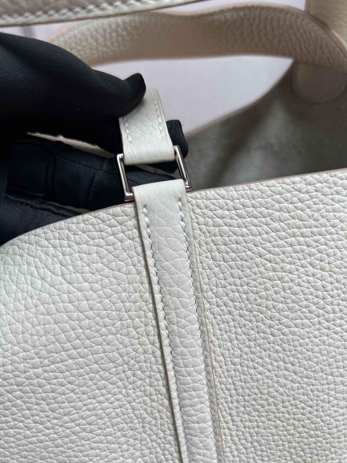 Shebag fully handmade Hermes Picotin 22 bag in cream white togo review (2025 Feb updated)-Best Quality Fake designer Bag Review, Replica designer bag ru
