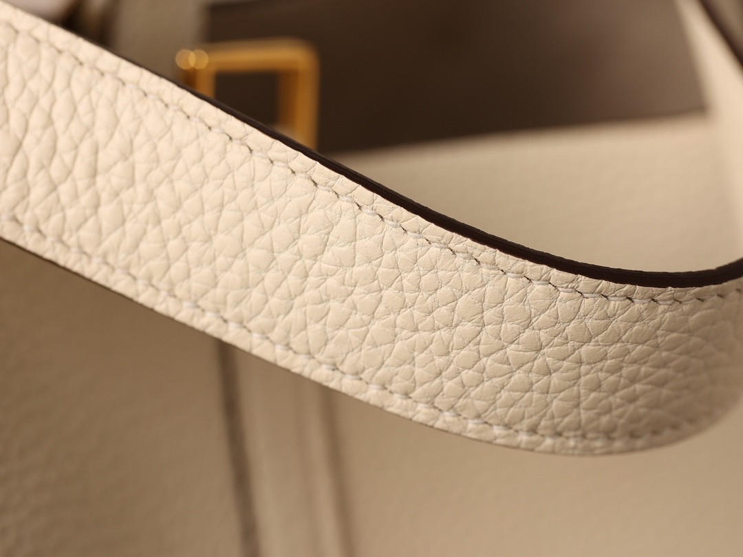 Shebag fully handmade Hermes Picotin 22 bag in cream white togo leather review silver (2025 Feb updated)-Best Quality Fake designer Bag Review, Replica designer bag ru