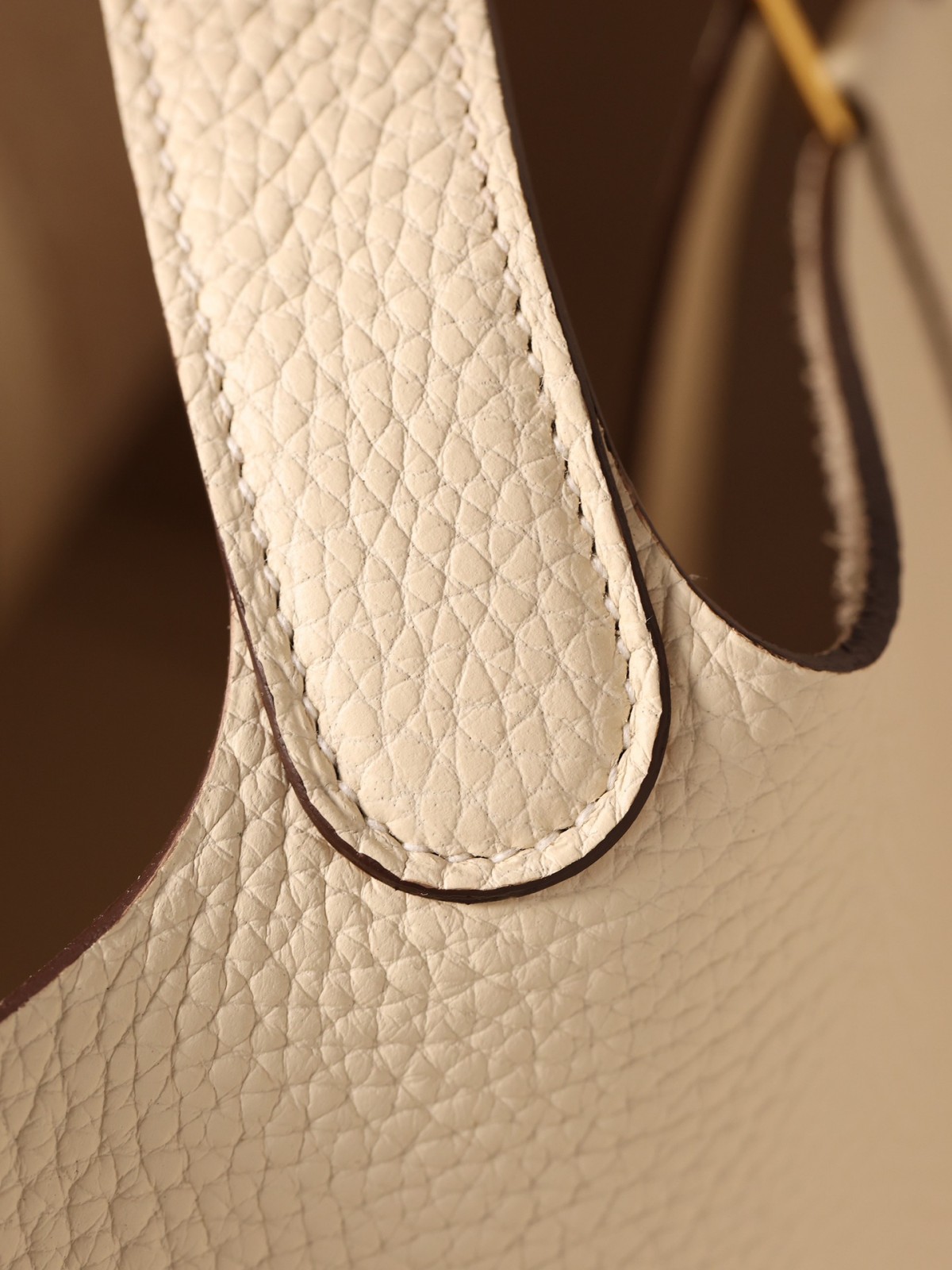 Shebag fully handmade Hermes Picotin 22 bag in cream white togo leather review silver (2025 Feb updated)-Best Quality Fake designer Bag Review, Replica designer bag ru
