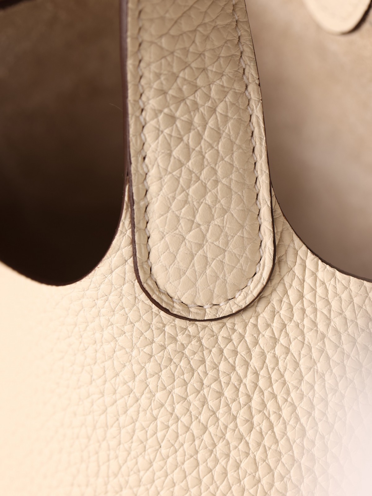 Shebag fully handmade Hermes Picotin 22 bag in cream white togo leather review silver (2025 Feb updated)-Best Quality Fake designer Bag Review, Replica designer bag ru